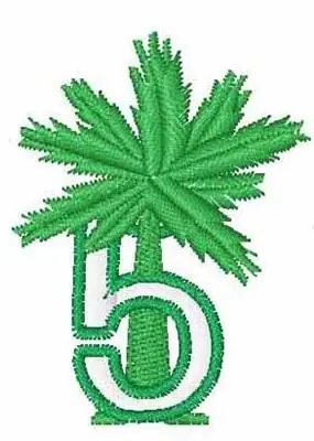 Buy Today Exotic Palm Tree 5 Embroidery Design