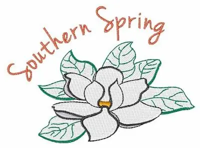 Southern Spring Embroidery Design Fast Shipping