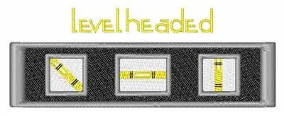 Fresh Stock Level Headed Embroidery Design