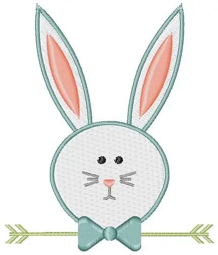 Order Now Dressed Up Easter Bunny Embroidery Design