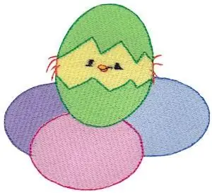 Cuddle Me Hatching Chick Embroidery Design Last Chance