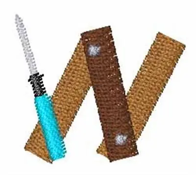Trusted Brand Tools W Embroidery Design