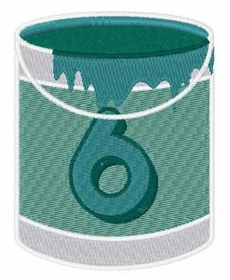 Paint Can 6 Embroidery Design While Supplies Last