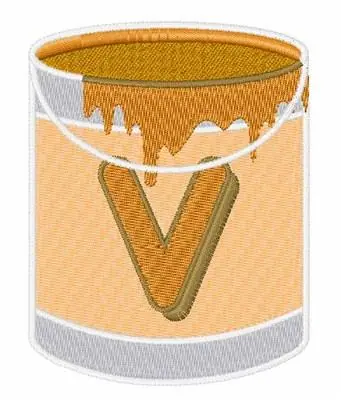 Holiday Sale Paint Can V Embroidery Design