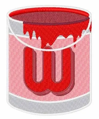 Bulk Order Paint Can W Embroidery Design