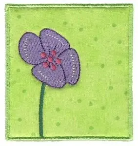 Limited Time Spring Flower Applique Embroidery Design