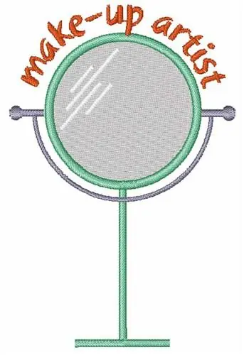 Professional Grade Make-Up Artist Embroidery Design