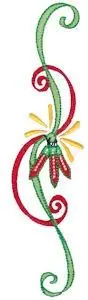 Christmas Doodad Embroidery Design Authentic