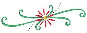 Christmas Doodad Embroidery Design Authentic