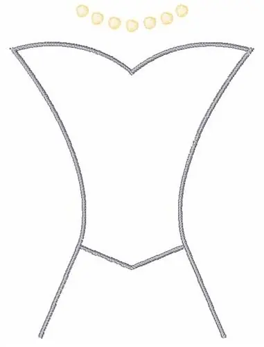 Simple Bride Embroidery Design Weekend Sale