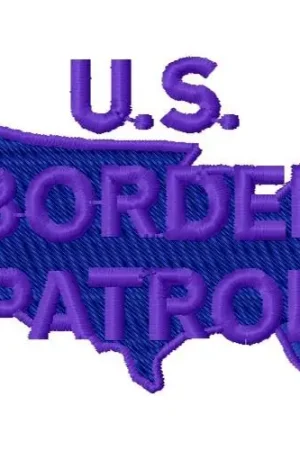 Border Patrol Embroidery Design Order Now