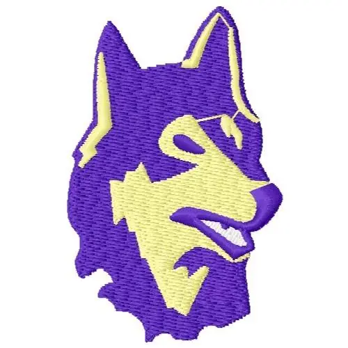 Wolf Head Embroidery Design While Supplies Last