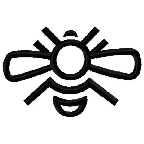 Bee Outline Embroidery Design Buy Direct