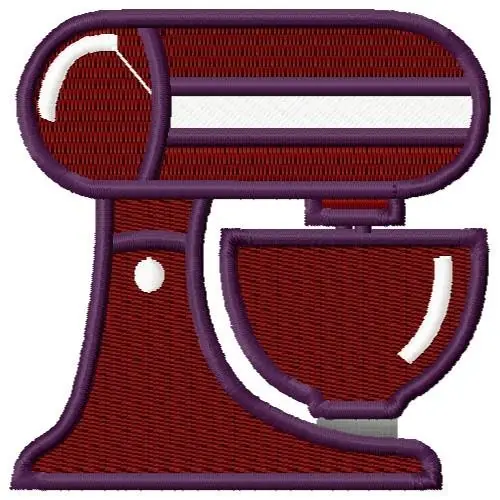 Electric Mixer Embroidery Design Next Day Delivery