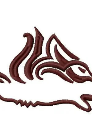 Wolf Head Embroidery Design Cheap