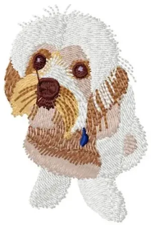 White Dog Embroidery Design Must Have