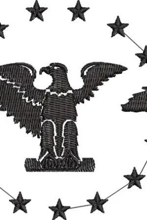 Broken Wing Eagle Embroidery Design Save Now