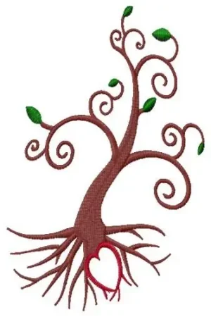 Curly Tree Embroidery Design Top Pick