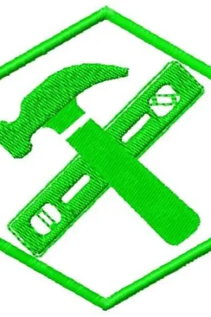 Carpenters Tools Logo Embroidery Design Hot Picks