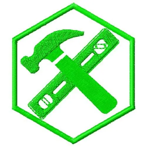 Carpenters Tools Logo Embroidery Design Hot Picks