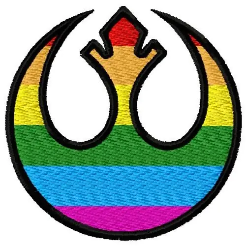 Discount Rainbow Symbol Embroidery Design
