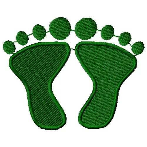 Best Choice Footprints Embroidery Design