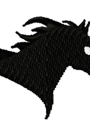 Best Price Horse Head Silhouette Embroidery Design