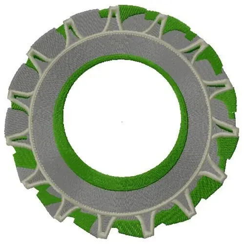 Buy Online Tractor Tire Embroidery Design