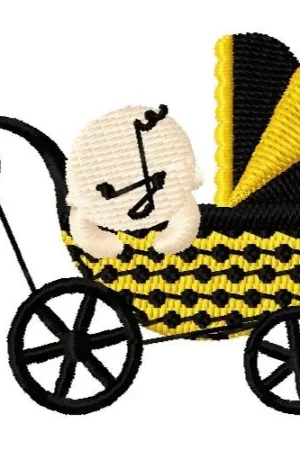 Direct From Factory Baby Stroller Embroidery Design