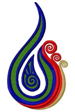 Decorative Swirls Embroidery Design Seasonal Sale
