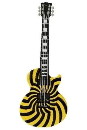 Electric Guitar Embroidery Design Deal