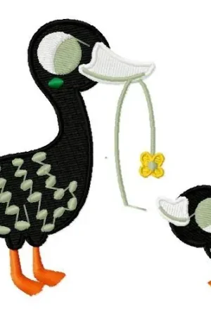 Buy Today Mother & Child Ducks Embroidery Design