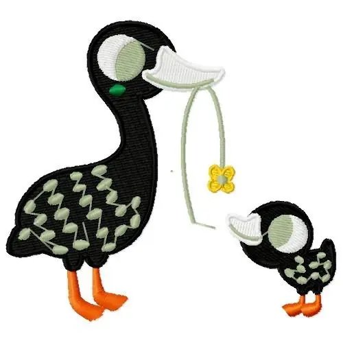 Buy Today Mother & Child Ducks Embroidery Design