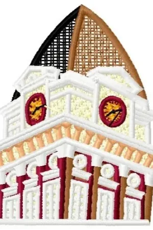 Bulk Order Clock Tower Embroidery Design