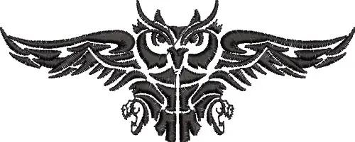 Exclusive Flying Owl Embroidery Design