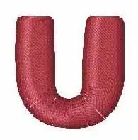 Alphabet U Embroidery Design Best Seller