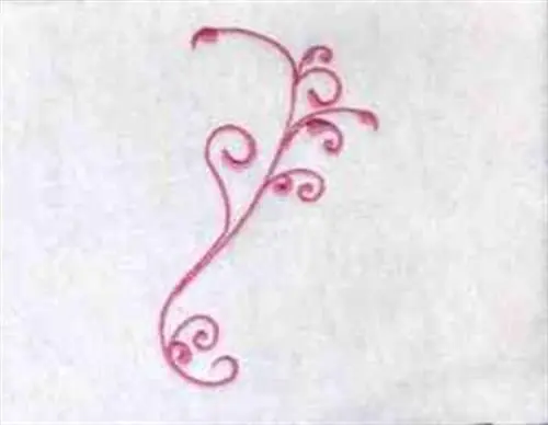 Swirl Vine Embroidery Design Wholesale