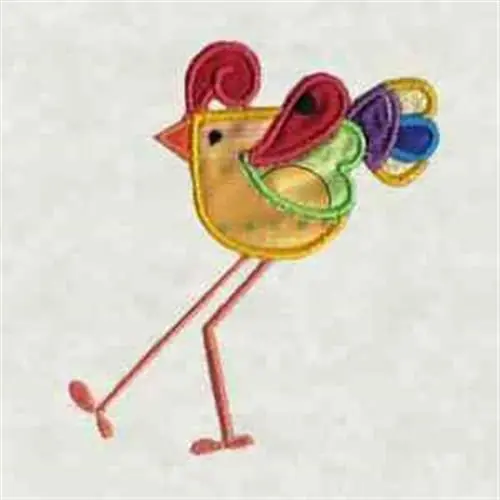 Direct From Manufacturer Applique Bird Embroidery Design