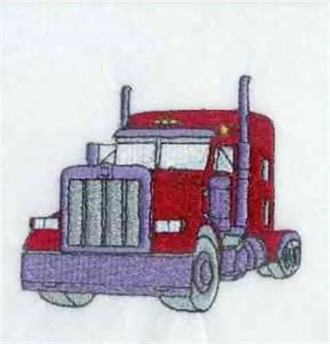 High Quality Truck Cab Embroidery Design