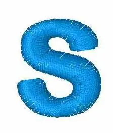 Warranty Included Puzzle Letter S Embroidery Design