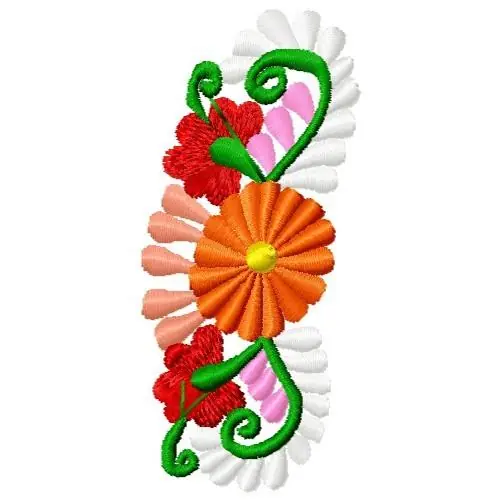 Floral Border Embroidery Design Fan Favorite