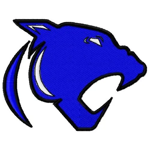 Cougar Mascot Embroidery Design Holiday Sale
