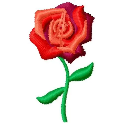 Best Seller Red Rose Embroidery Design