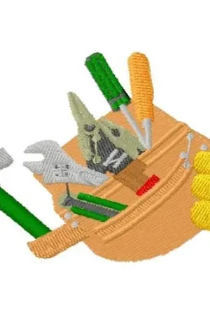 Deal Handymans Toolbelt Embroidery Design