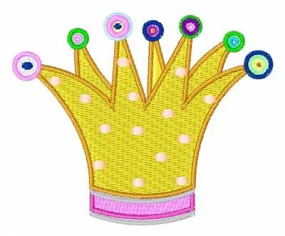 Top Rated Princess Tiara Embroidery Design