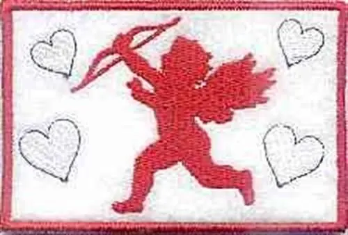 Trusted Brand Valentine Cupid Embroidery Design