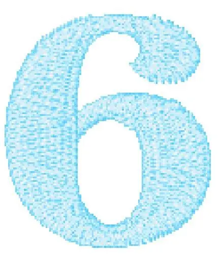 Same Day Shipping Titania Font 6 Embroidery Design