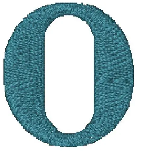 Titania Font O Embroidery Design Buy Today