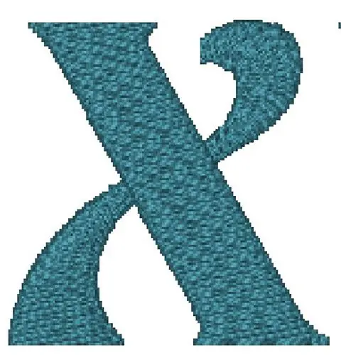Titania Font X Embroidery Design Handmade
