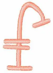 Best Choice Whimsical Font f Embroidery Design